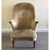 Danish Curved Mid Century Teak Arm Chair